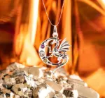 Bild von Drache in Mondsichel