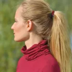 Bild von Rollkragen-Shirt Langarm in rosenrot von The Spirit of OM