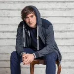 Bild von Sweatjacke in jeansblau von The Spirit of OM