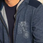 Bild von Sweatjacke in jeansblau von The Spirit of OM