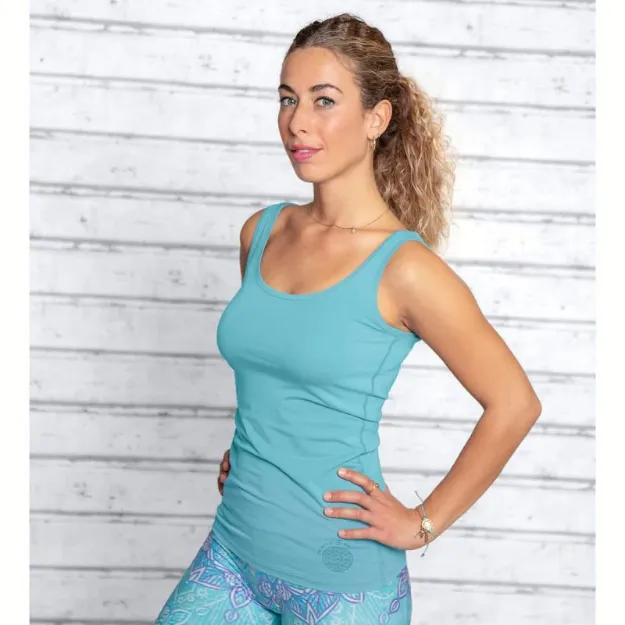 Bild von Bambus Top in türkis von The Spirit of OM