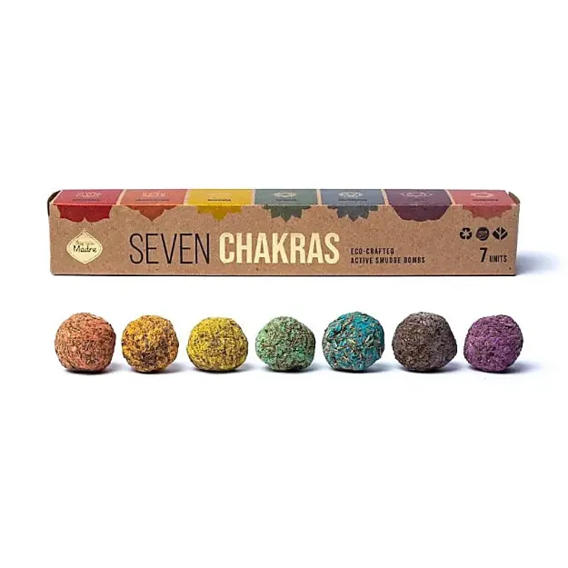 Bild von Sagrada Madre Premium 7 Chakra Smudge Bombs