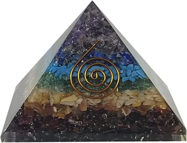 Bild von Orgonitpyramide 7 Chakren