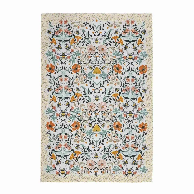 Bild von Bee Bloom Cotton Tea Towel - Ulster Weavers