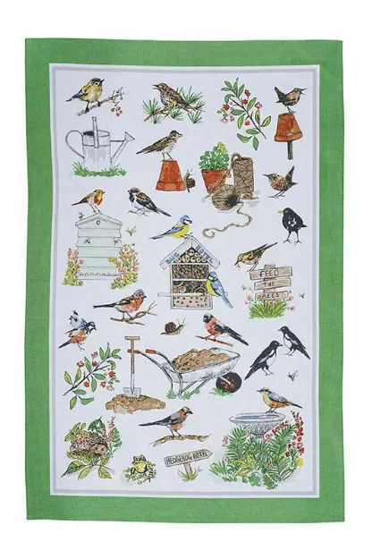 Bild von Garden Birds Cotton Tea Towel - Ulster Weavers