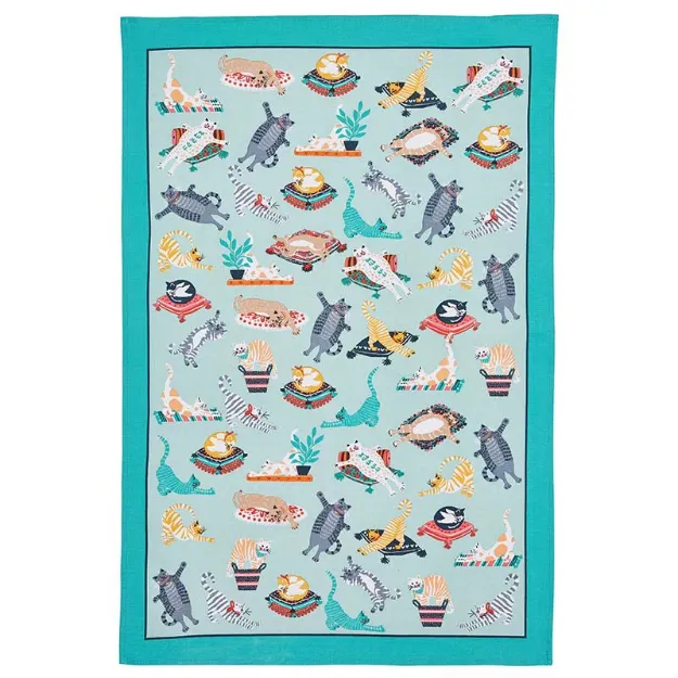 Bild von Kitty Cats Cotton Tea Towel - Ulster Weavers