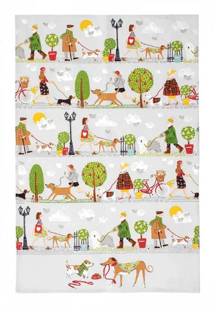 Bild von Walkies Cotton Tea Towel - Ulster Weavers