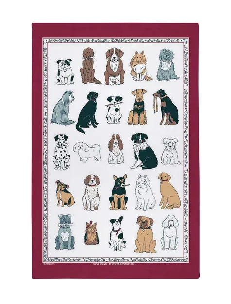 Bild von Dogs Galore Cotton Tea Towel - Ulster Weavers