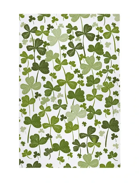 Bild von Shamrocks Cotton Tea Towel - Ulster Weavers