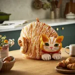 Bild von Ginger Cat Shaped Tea Cosy - Ulster Weavers
