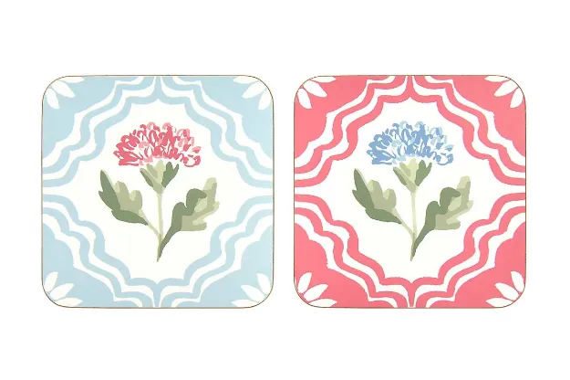 Bild von Boho Floral Coaster 4 Pack - Ulster Weavers