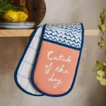 Bild von Catch of the Day Double Oven Glove - Ulster Weavers