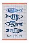 Bild von Catch of the Day Fish Tea Towel - Ulster Weavers