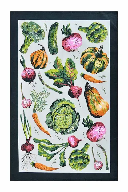 Bild von Vegetable Medley Cotton Tea Towel - Ulster Weavers