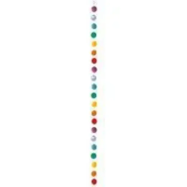 Bild von Muschelmobile regenbogenfarben 3er Capiz 160cm