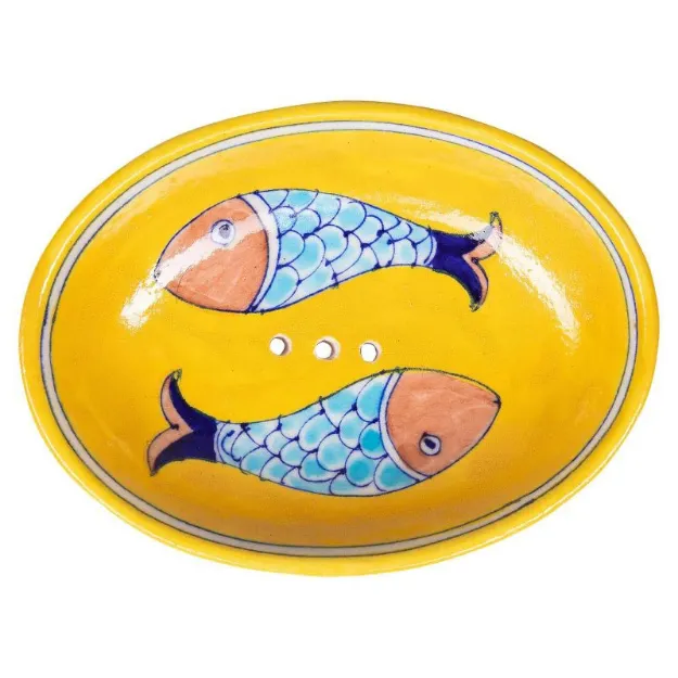 Bild von Seifenschale BLUE POTTERY