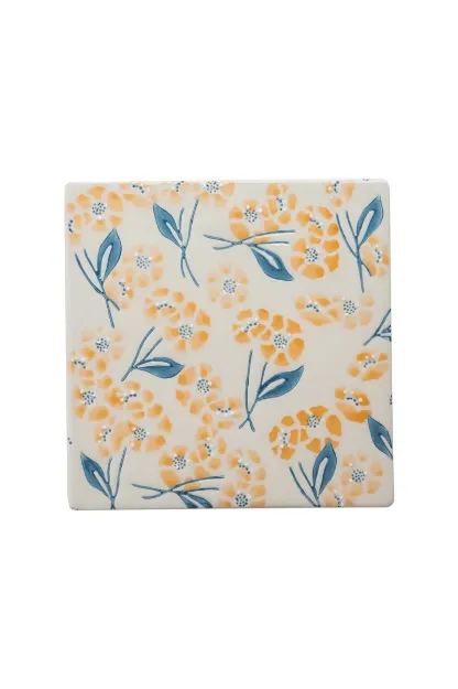 Bild von Untersetzer VINTAGE GARDEN orange