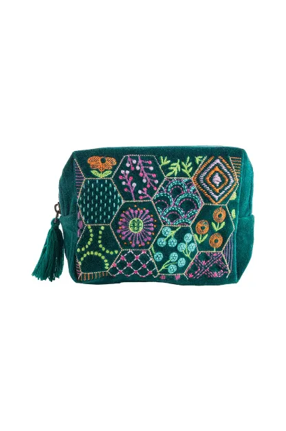 Bild von Kosmetiktasche VELVET BLOOM ART
