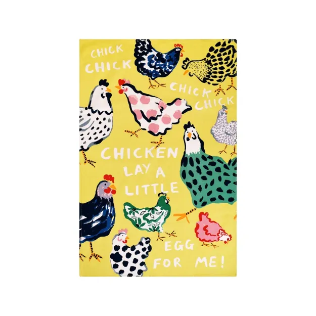 Bild von Chick Chicken Tea Towel - Ulster Weavers