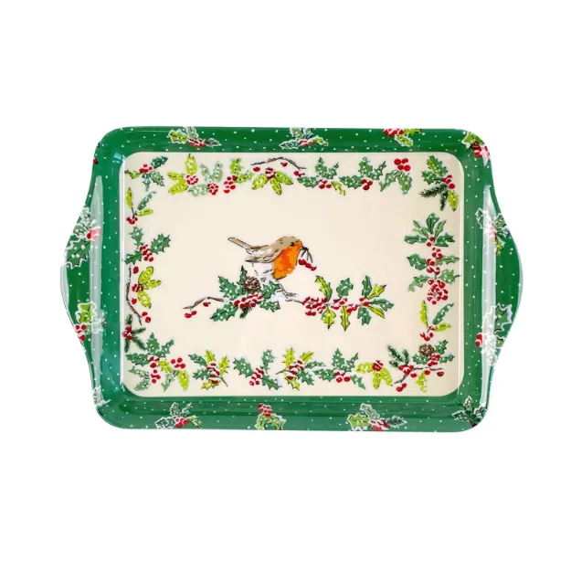 Bild von Christmas Robins Scatter Tray - Ulster Weavers