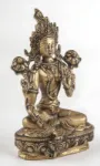 Bild von Grüne Tara, Messing, 21 cm hoch