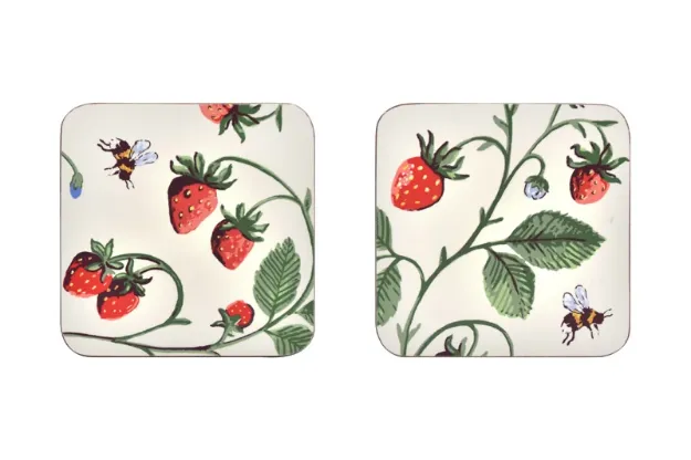 Bild von Strawberry Patch Coaster 4 Pack - Ulster Weavers