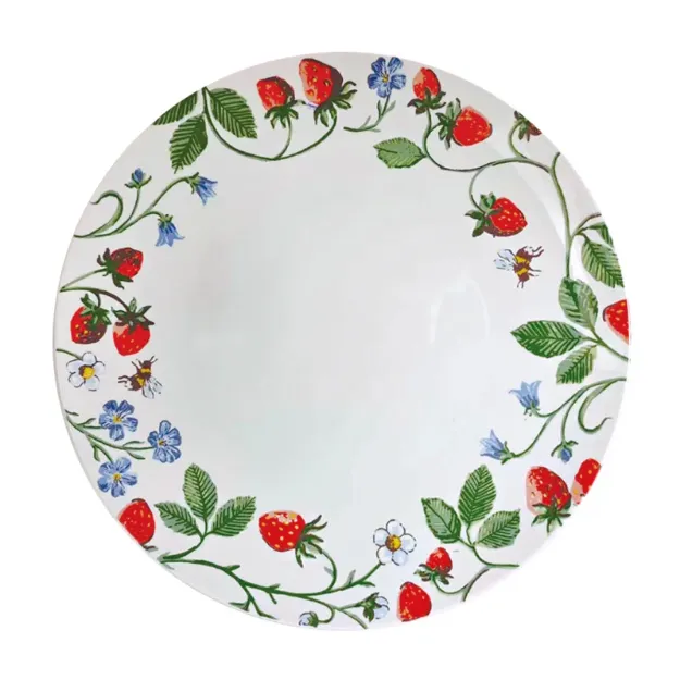 Bild von Strawberry Patch Porcelain Dinner Plate - Ulster Weavers