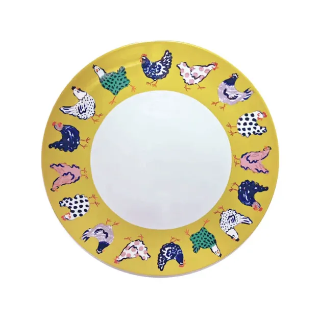 Bild von Chick Chicken Porcelain Dinner Plate - Ulster Weavers
