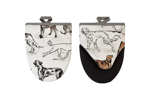 Bild von Country Dogs Microwave Mitts - Ulster Weavers
