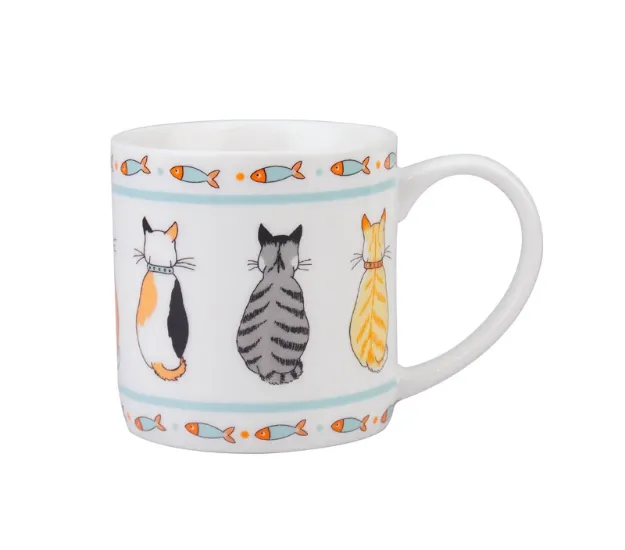 Bild von Cats In Waiting New Bone China Mug - Ulster Weavers