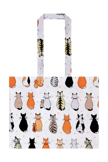 Bild von Cats In Waiting PVC Shoulder Bag - Ulster Weavers