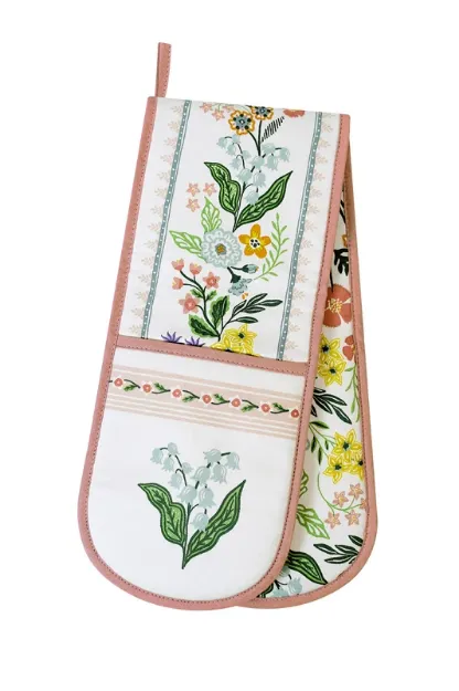 Bild von Petals & Prose Double Oven Glove - Ulster Weavers