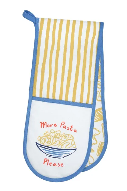 Bild von Pasta Lovers Club Double Oven Glove - Ulster Weavers