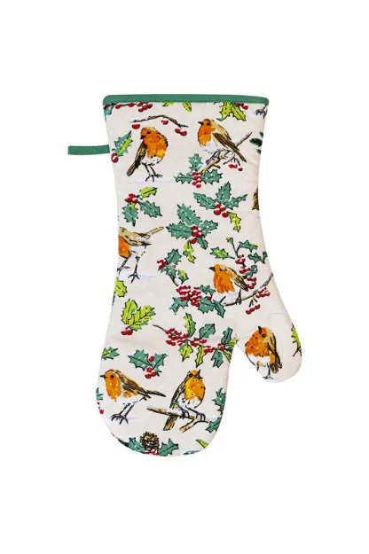 Bild von Christmas Robins Oven Gauntlet - Ulster Weavers