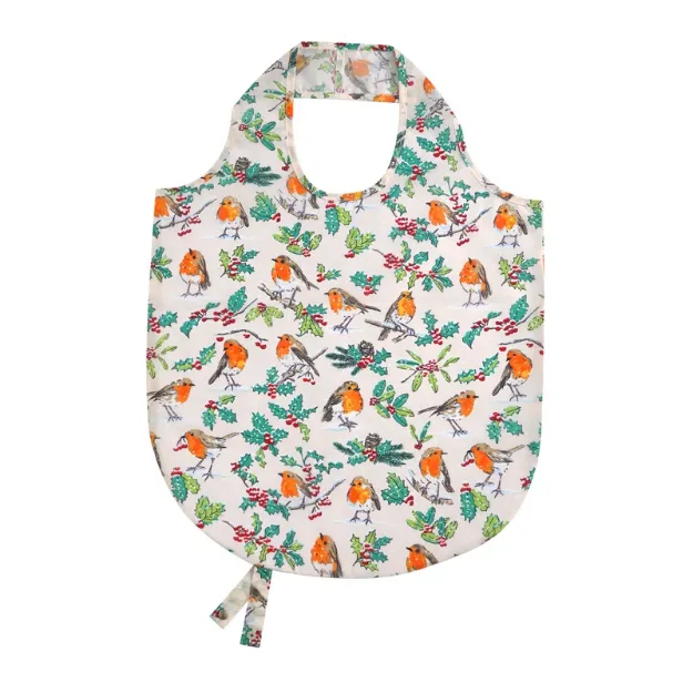 Bild von Christmas Robins Packable Bag - Ulster Weavers