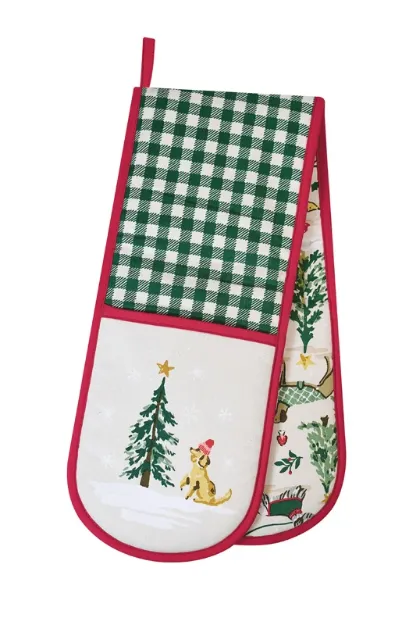 Bild von Winter Walkies Double Oven Glove - Ulster Weavers