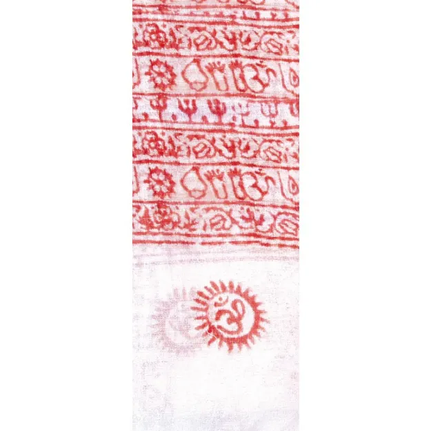 Bild von Gebets-Schal Baumwolle Weiss 90 cm x 180 cm