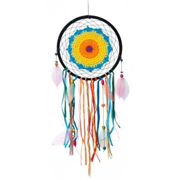 Bild von Traumfänger Mandela Harmony Nylon gehäkelt 28x65cm