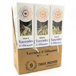 Bild von Green Tree Lavender & Olibanum Botanical Incense, 9 dicke Stäbchen