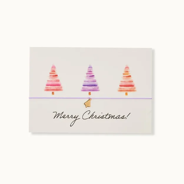 Bild von Armband-Karte: Christbäume - by vivi.