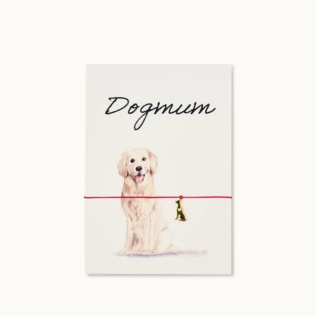 Bild von Armband-Karte: Dogmum - Goldie - by vivi.