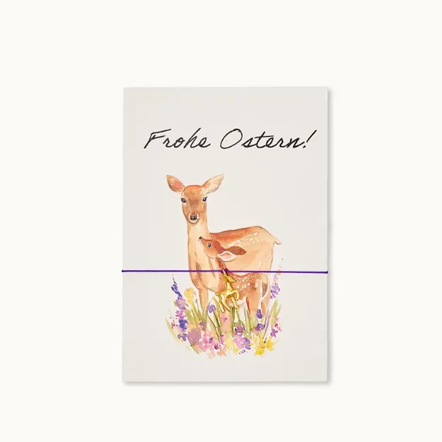 Bild von Armband-Karte: Frohe Ostern Bambi - by vivi.