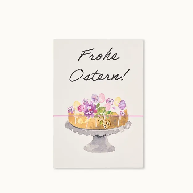 Bild von Armband-Karte: Frohe Ostern Kuchen - by vivi.