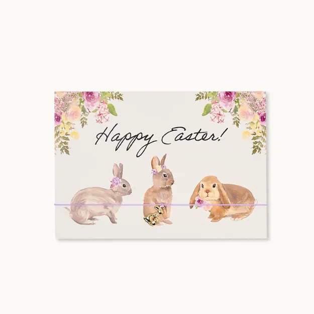 Bild von Armband-Karte: Happy Easter Bunny´s - by vivi.