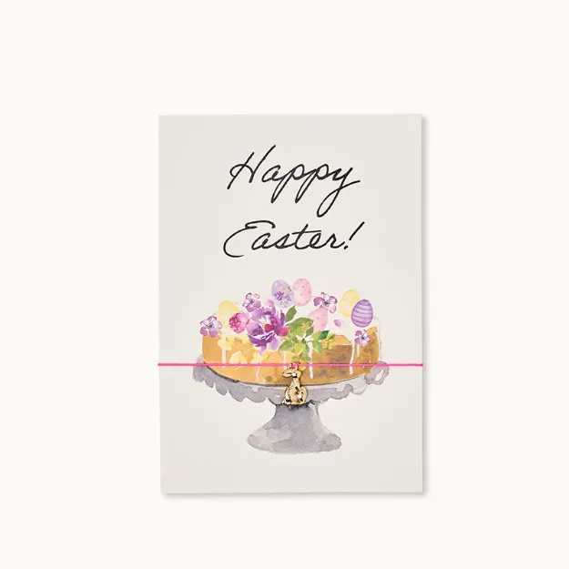 Bild von Armband-Karte: Happy Easter Cake - by vivi.