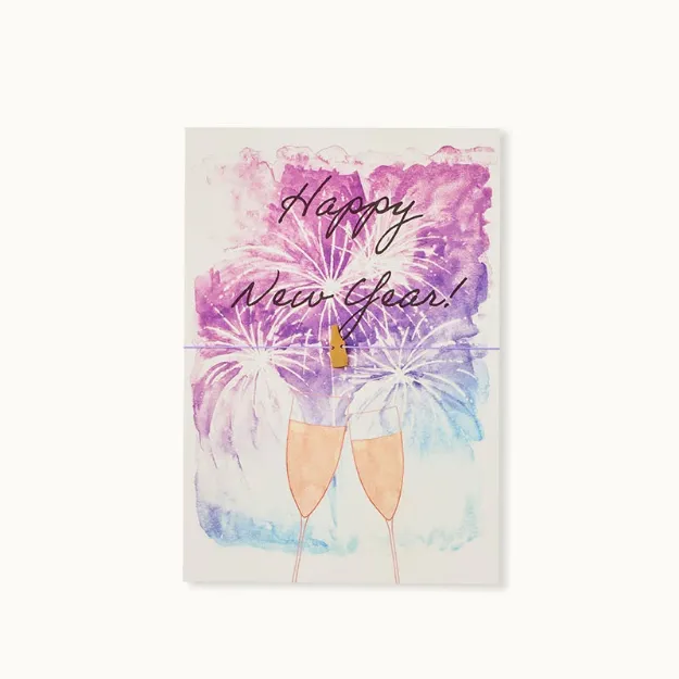 Bild von Armband-Karte: Happy New Year - by vivi.