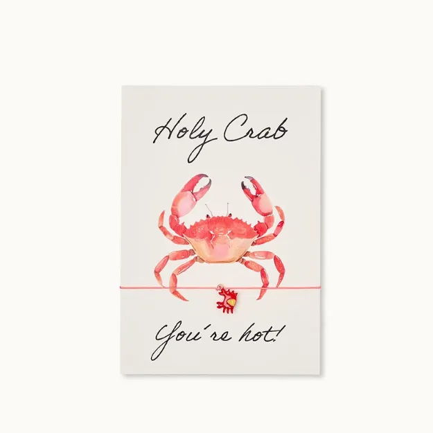 Bild von Armband-Karte: Holy Crab! You´re hot! - by vivi.