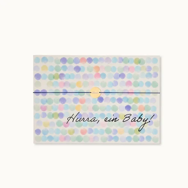 Bild von Armband-Karte: Hurra, ein Baby - Junge - by vivi.