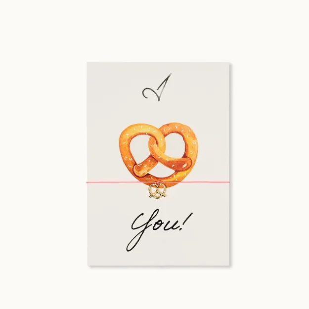Bild von Armband-Karte: I Brezel You - by vivi.