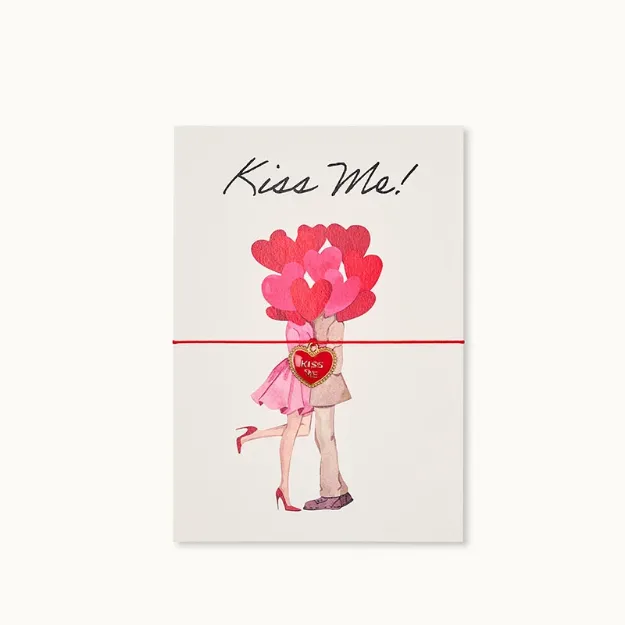 Bild von Armband-Karte: Kiss Me! - by vivi.